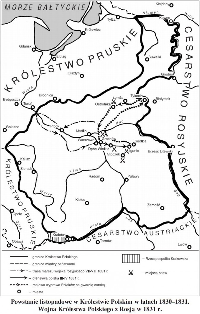 Zmiana Nazwy Królestwa Polskiego Na Kraj Przywiślański Została Dokonana Powstanie Listopadowe - Wielka Emigracja - Historia - Opracowania.pl