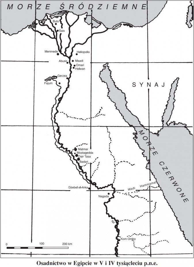 Osadnictwo w Egipcie w V i IV tysiącleciu p.n.e.