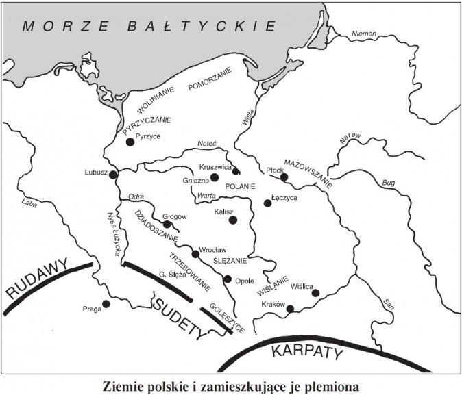 Ziemie polskie i zamieszkujące je plemiona