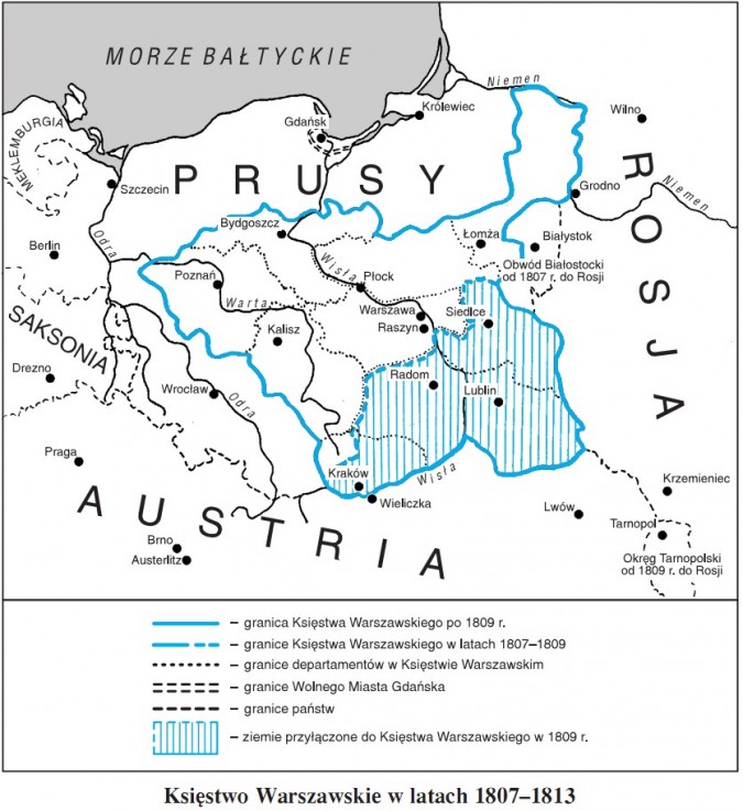 Księstwo Warszawskie w latach 1807-1813