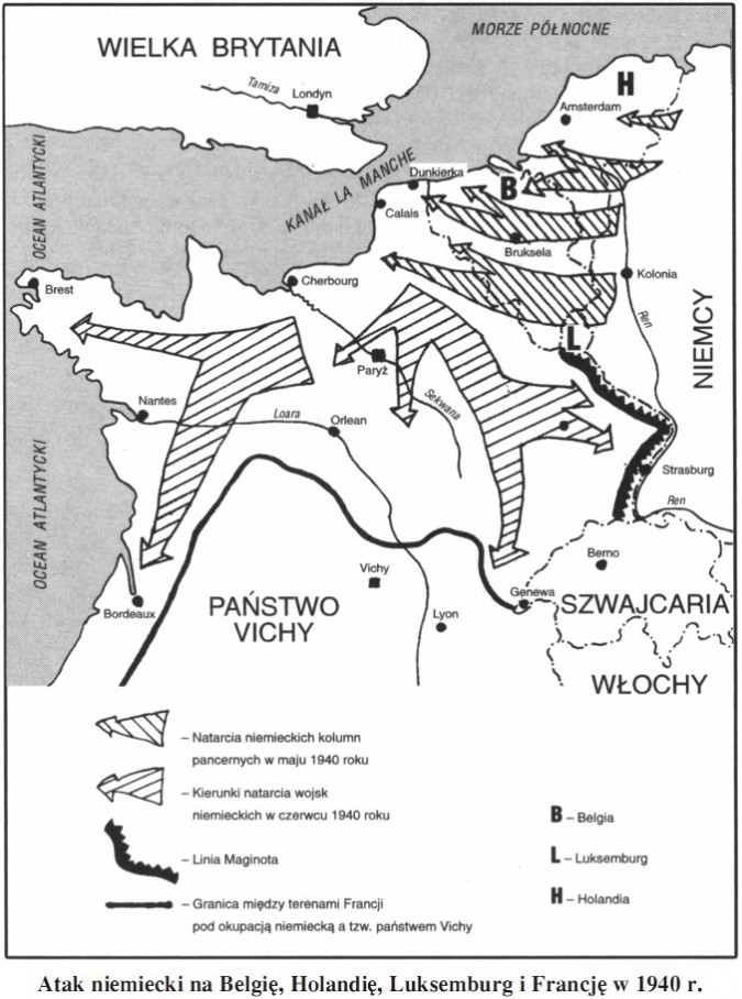 Atak niemiecki na Belgię, Holandię, Luksemburg i Francję w 1940 r.