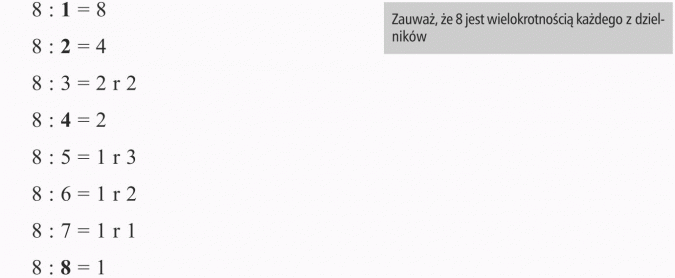 Zapisz Dzielniki Liczb 24 I 36 Dzielniki liczb - Matematyka - Opracowania.pl