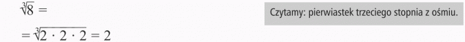 Wyciąganie pierwiastków.