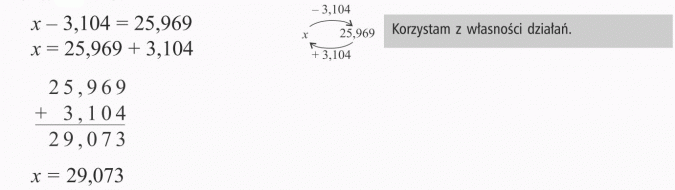 Dodawanie i odejmowanie ułamków. Korzystam z własności działań.