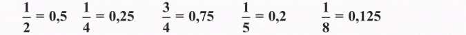 Działania na ułamkach zwykłych i dziesiętnych.