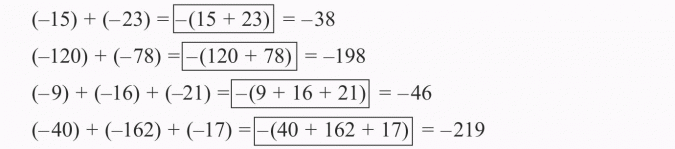 Dodawanie liczb całkowitych.