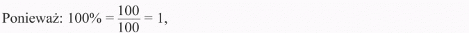 Zamiana ułamka na procent.
