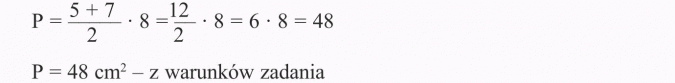 Rozwiązywanie zadań tekstowych. Z warunków zadania.
