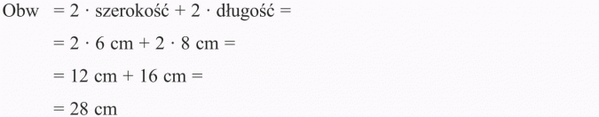 Obwód prostokąta i kwadratu. Szerokość, długość.