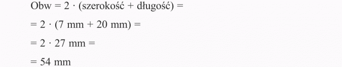 Obwód prostokąta i kwadratu. Szerokość, długość.