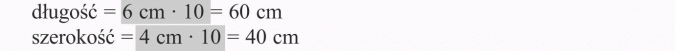 Skala i plan. Długość, szerokość.