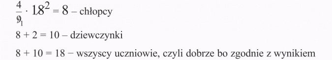 Zadania tekstowe. Chłopcy, dziewczynki. Wszyscy uczniowie, czyli dobrze, bo zgodnie z wynikiem.