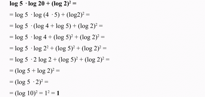 Działania na logarytmach.