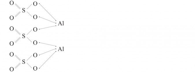 Wzór strukturalny soli.