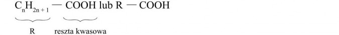 Kwasy karboksylowe. Reszta kwasowa.