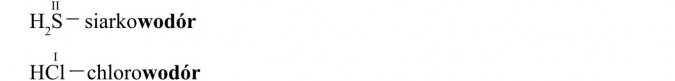 siarkowodór, chlorowodór