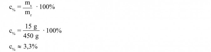 Stężenie procentowe.