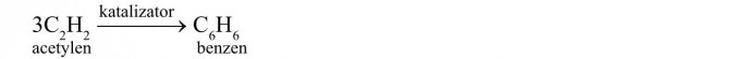 Węglowodory aromatyczne. Acetylen, katalizator, benzen.